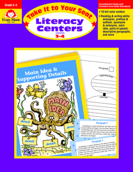 Paperback Literacy Centers 3-4 Book
