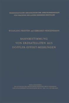Paperback Bahnbestimmung Von Erdsatelliten Aus Doppler-Effekt-Messungen [German] Book