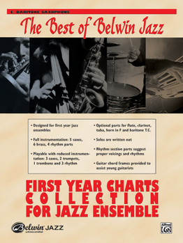 Paperback The Best of Belwin Jazz: E-Flat Baritone Saxophone Book