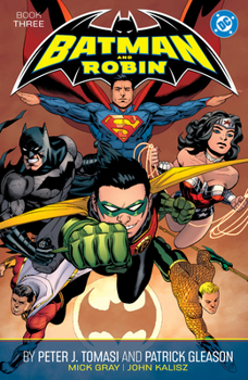 Paperback Batman and Robin by Peter J. Tomasi and Patrick Gleason Book Three Book