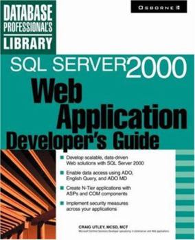 Paperback SQL Server 2000 Web Application Developer's Guide Book