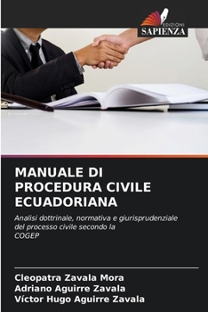 Paperback Manuale Di Procedura Civile Ecuadoriana [Italian] Book