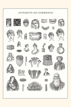 Paperback Vintage Journal Heads and Faces Book