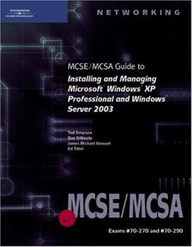 Paperback MCSE/McSa Guide to Installing and Managing Microsoft Windows XP Professional and Windows Server 2003 [With CDROM] Book