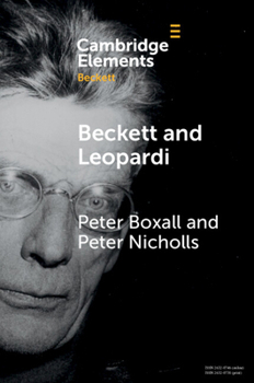 Paperback Beckett & Leopardi Book