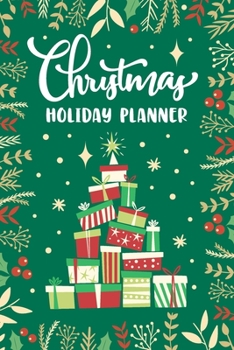 Paperback Christmas Holiday Planner: Christmas Planning Notebook, Holiday Weekly Planner, Organizer with Party Planner, Shopping List, Gift Tracker, To Do Book