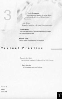 Paperback Textual Practice Volume 12 Issue 3 Book