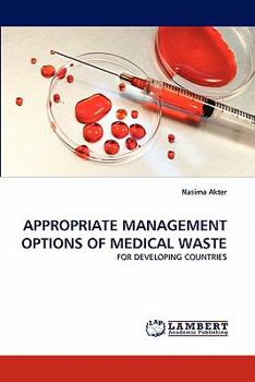 Paperback Appropriate Management Options of Medical Waste Book