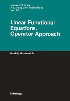 Paperback Linear Functional Equations. Operator Approach Book