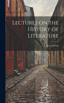 Hardcover Lectures on the History of Literature Book