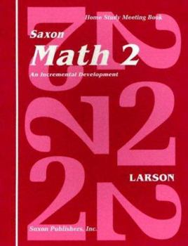 Saxon Math 2: Home School Teachers Edition