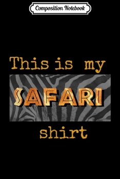 Paperback Composition Notebook: Africa Safari - Zebra and Giraffe Print Journal/Notebook Blank Lined Ruled 6x9 100 Pages Book