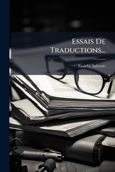 Paperback Essais De Traductions... [French] Book