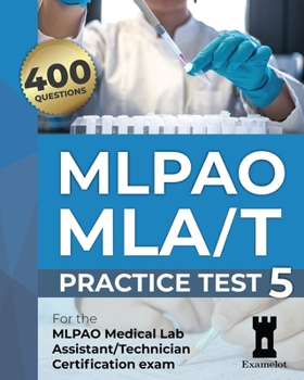 Paperback MLPAO MLA/T Certification Exam: Practice Test 5 Book