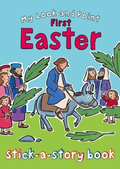 Paperback My Look and Point First Easter Stick-A-Story Book