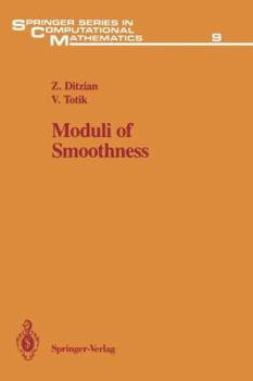 Paperback Moduli of Smoothness Book