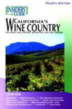 Paperback Insiders' Guide to California's Wine Country Book