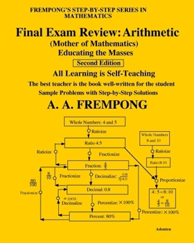 Paperback Final Exam Review: Arithmetic Book