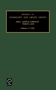 Hardcover Research in Community and Mental Health Book