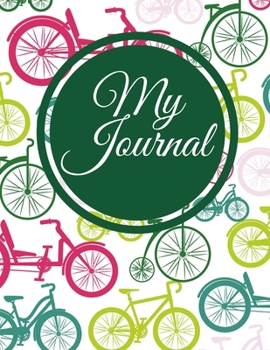Paperback Cycling theme: Sketchbook Journal for Girls: - Lightly Lined Girls Journal - Notebook - Journal For Girls - Women - Tweens Book