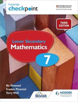 Paperback Cambridge Checkpoint Lower Secondary Mathematics Student's Book 7: Hodder Education Group Book