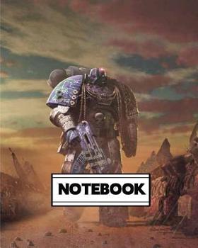 Paperback Notebook: Dot-Grid, Graph, Lined, Blank Paper: Warhammer 1: Journal diary 100 pages, 8 x 10 Book