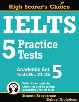 Paperback IELTS 5 Practice Tests, Academic Set 5: Tests No. 21-25 Book