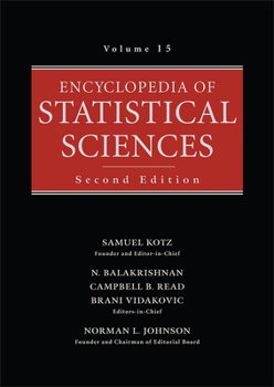 Hardcover Encyclopedia of Statistical Sciences, Volume 15 Book