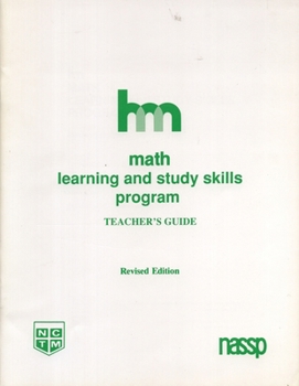 Paperback Math: Teacher's Guide: hm Learning & Study Skills Program Book