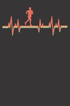 Notebook: Running Dot Grid 6x9 120 Pages