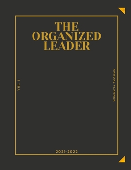 Paperback The Organized Leader Planner Book