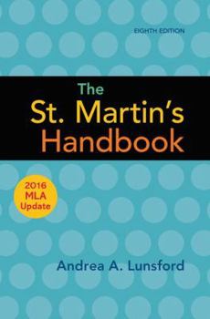 Hardcover The St. Martin's Handbook with 2016 MLA Update Book