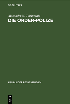 Hardcover Die Order-Polize [German] Book
