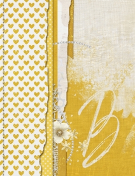 B: Start With Gratitude - Monogrammed Daily Gratitude Journal - Positivity Diary for a Happier You