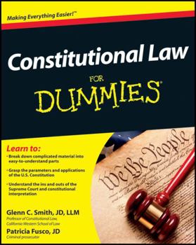 Paperback Constitutional Law for Dummies Book