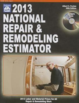 Paperback National Repair & Remodeling Estimator 2013 Book