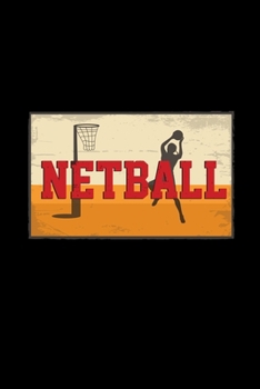 Netball: 6x9 Netball | dotgrid | dot grid paper | notebook | notes
