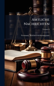 Hardcover Amtliche Nachrichten Book