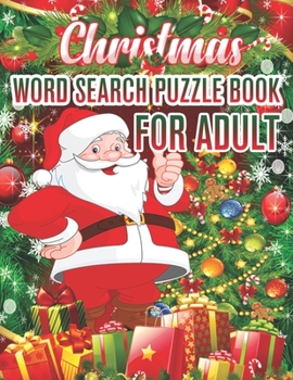 Paperback Christmas Word Search Puzzle book For Adult: Word Search Puzzle book (volume 1) Book