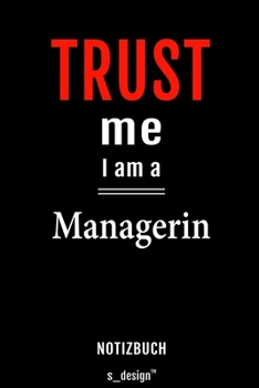 Notizbuch für Manager / Managerin: Originelle Geschenk-Idee [120 Seiten liniertes blanko  Papier] (German Edition)