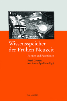 Hardcover Wissensspeicher der Frühen Neuzeit [German] Book