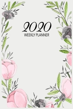 Paperback 2020 Weekly Planner: At-a-glance Week-per-Page Diary With Journal Pages, January-December (Bouquet Cover) Book