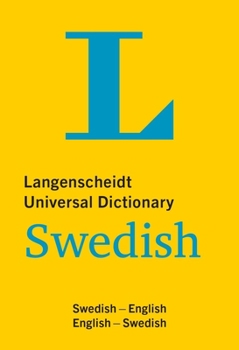 Paperback Langenscheidt Universal Dictionary Swedish Book