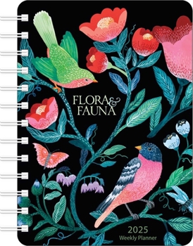 Calendar Flora & Fauna by Malin Gyllensvaan 2025 Weekly Planner Calendar Book