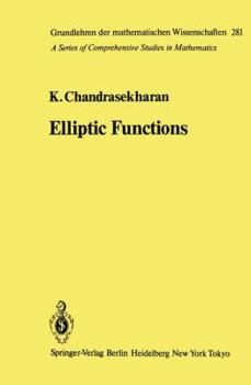 Paperback Elliptic Functions Book