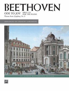 Paperback Ode to Joy (Theme from 9th Symphony): Sheet Book