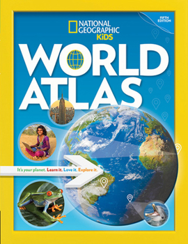 Hardcover National Geographic Kids World Atlas, 5th Edition Book