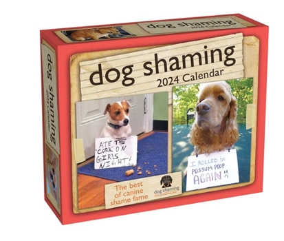 Calendar Dog Shaming 2024 Day-To-Day Calendar Book