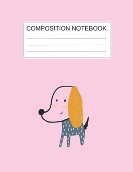 Composition notebook: Ruled (8.5 x 11 in), 110 Pages: Diary Book For Girl, Journal Notebook For Kids, Writing Journal Lined, Cute Pets (8.5 x 11 in), 110 Pages (cute composition pink)
