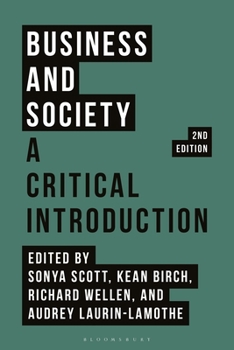 Paperback Business and Society: A Critical Introduction Book